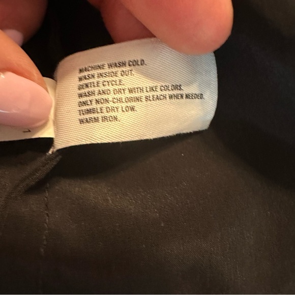 Gap Womens Chiffon Tank Top Blouse Small  Black Embellished Career Layering (b3 - Picture 7 of 8